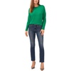 image:imageVince Camuto Womens Long Sleeve Extend Shoulder Center Facing Seam Cozy SweaterSweaterElectric Green