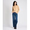 image:imageVince Camuto Womens Long Sleeve Extend Shoulder Center Facing Seam Cozy SweaterSweaterLatte Heather