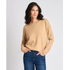 image:imageVince Camuto Womens Long Sleeve Extend Shoulder Center Facing Seam Cozy SweaterSweaterLatte Heather