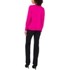 image:imageVince Camuto Womens Long Sleeve Extend Shoulder Center Facing Seam Cozy SweaterSweaterMagenta