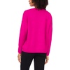 image:imageVince Camuto Womens Long Sleeve Extend Shoulder Center Facing Seam Cozy SweaterSweaterMagenta