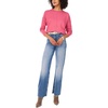 image:imageVince Camuto Womens Long Sleeve Extend Shoulder Center Facing Seam Cozy SweaterSweaterRose Rococo