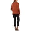 image:imageVince Camuto Womens Long Sleeve Extend Shoulder Center Facing Seam Cozy SweaterSweaterSierra
