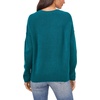 image:imageVince Camuto Womens Long Sleeve Extend Shoulder Center Facing Seam Cozy SweaterSweaterVineyard Green