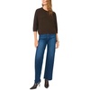 image:imageVince Camuto Womens Mid Sleeve Elbow Length Sleeve Crew Neck SweaterChocolate