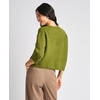 image:imageVince Camuto Womens Mid Sleeve Elbow Length Sleeve Crew Neck SweaterPesto