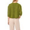 image:imageVince Camuto Womens Mid Sleeve Elbow Length Sleeve Crew Neck SweaterPesto