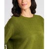 image:imageVince Camuto Womens Mid Sleeve Elbow Length Sleeve Crew Neck SweaterPesto