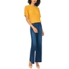 image:imageVince Camuto Womens Short Sleeve Cable Puff Sleeve Crew Neck SweaterAmber