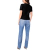 image:imageVince Camuto Womens Short Sleeve Contrast Neck SweaterRich Black