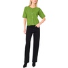 image:imageVince Camuto Womens Short Sleeve Crew Neck CardiganSalted Lime