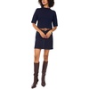 image:imageVince Camuto Womens Short Sleeve Raglan Mock Neck SweaterClassic Navy