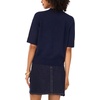 image:imageVince Camuto Womens Short Sleeve Raglan Mock Neck SweaterClassic Navy