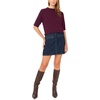 image:imageVince Camuto Womens Short Sleeve Raglan Mock Neck SweaterPickled Beet