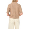 image:imageVince Camuto Womens Short Sleeve Raglan Mock Neck SweaterTaupe