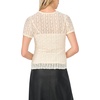 image:imageVince Camuto Womens Short Sleeve Stretch Lace TopNew Ivory
