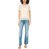 image:imageVince Camuto Womens Short Sleeve Stretch Lace TopNew Ivory