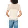 image:imageVince Camuto Womens Short Sleeve Stretch Lace TopNew Ivory
