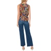 image:imageVince Camuto Womens Sleeveless Pleated Waist Button Down TankClassic Navy
