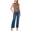 image:imageVince Camuto Womens Sleeveless Pleated Waist Button Down TankClassic Navy