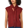 image:imageVince Camuto Womens Sleeveless Tank with Attached ScarfPort