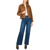 image:imageVince Camuto Womens Suede Raglan Sleeve Zipper Front JacketToasted