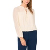 image:imageVince Camuto Long Sleeve Bubble Hem with SplitNeck and Two TiesSand Drift