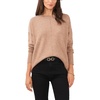image:imageVince Camuto Womens Long Sleeve Extend Shoulder Center Facing Seam Cozy SweaterSweaterTaupe