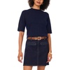 image:imageVince Camuto Womens Short Sleeve Raglan Mock Neck SweaterClassic Navy