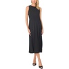 image:imageVince Camuto Womens Sleeveless Jewel Neck Panelled Maxi DressRich Black