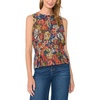 image:imageVince Camuto Womens Sleeveless Pleated Waist Button Down TankClassic Navy