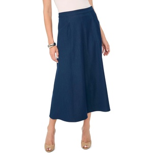image:imageVince Camuto Denim Seamed SkirtIndigo