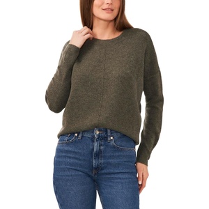 image:imageVince Camuto Womens Long Sleeve Center Front Seam Cozy SweaterEnigma