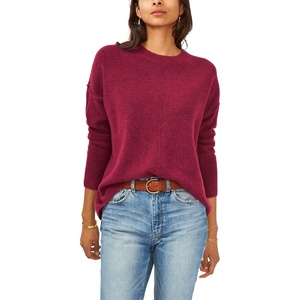 image:imageVince Camuto Womens Long Sleeve Extend Shoulder Center Facing Seam Cozy SweaterSweaterFrenzy