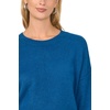 image:imageVince Camuto Womens Long Sleeve Extend Shoulder Center Facing Seam Cozy SweaterSweaterBlueberry