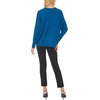 image:imageVince Camuto Womens Long Sleeve Extend Shoulder Center Facing Seam Cozy SweaterSweaterBlueberry